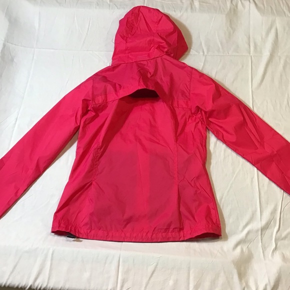 Columbia Womens Small Pink Switchback Waterproof Hooded Rain Jacket Packable - Picture 13 of 16